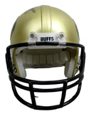 Rashaan Salaam Signed/Inscribed Colorado Mini Football Helmet JSA 213084