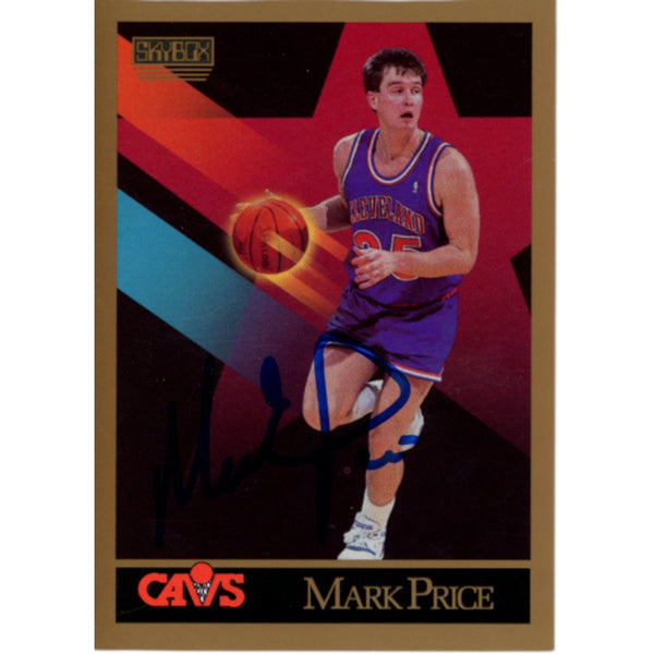Mark Price Autographed/Signed Upper Deck 90-91 Skybox #56 Card Beckett 51917
