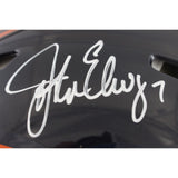 John Elway Autographed Denver Broncos Authentic TB 97-23 Helmet Beckett 50228