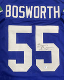 Seahawks BRIAN BOSWORTH Signed Custom Replica Seattle Jersey AUTO - BAS