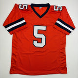 Autographed/Signed Calvin Russell Syracuse Orange Football Jersey JSA COA