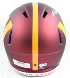 Brian Robinson Jr. Autographed Commanders F/S Speed Helmet - Beckett W Hologram