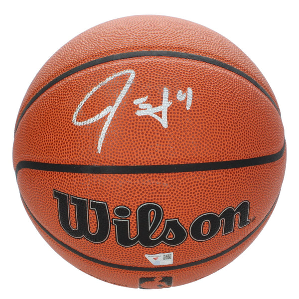 Jrue Holiday Autographed Trail Blazers Authentic Wilson Basketball Fanatics