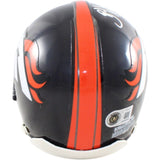 Brian Dawkins Signed Denver Broncos Mini Helmet VSR4 HOF Beckett Witness 58580