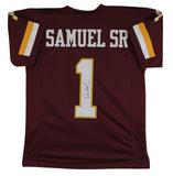 Deebo Samuel Authentic Signed Maroon Pro Style Jersey Autographed JSA