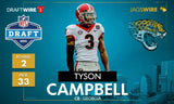 Tyson Campbell Signed Jacksonville Jaguars Jersey (JSA COA) 2021 2nd Rnd Pck D.B