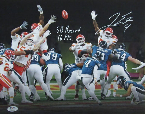 Jake Elliott Signed/Inscribed 11x14 Photo Philadelphia Eagles PSA/DNA 194690