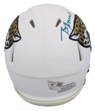 Jaguars Brian Thomas Jr. Signed On-Field Alt 2024 Speed Mini Helmet W/ Case Fan
