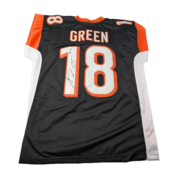 A.J. Green Autographed Cincinnati Bengals Custom Jersey - Beckett