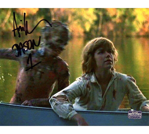 Ari Lehman Signed Friday the 13th Unframed 8x10 Photo - Canoe in Lake- Jason 1