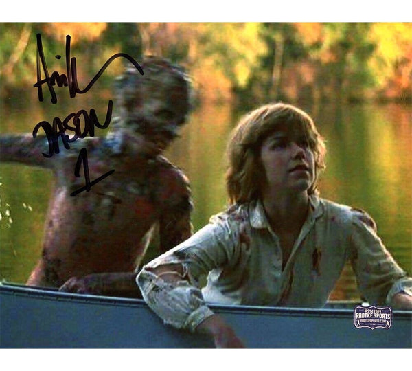 Ari Lehman Signed Friday the 13th Unframed 8x10 Photo - Canoe in Lake- Jason 1