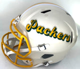 Packers CHRISTIAN WATSON Signed Full Size RETRO Replica Speed Helmet AUTO - BAS