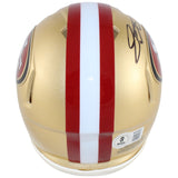 Dee Winters Autographed/Signed San Francisco 49ers Mini Helmet Beckett WIT 53058