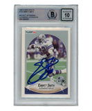 Emmitt Smith Autographed 1990 Fleer U-40 Grade 10 Auto Beckett 39445