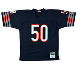 Mike Singletary Signed Chicago Bears Mitchell & Ness 1985 Navy NFL Jersey