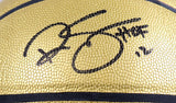 Ralph Sampson Autographed Gold Wilson NBA Basketball w/HOF - Beckett W Hologram
