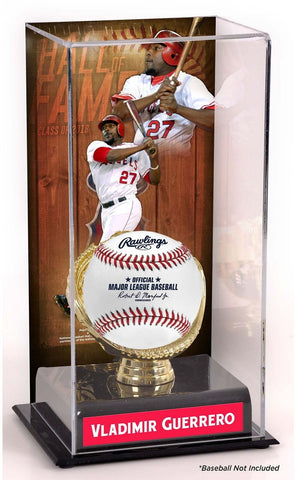 Vladimir Guerrero Anaheim Angels Hall of Fame Sublimated Display Case with Image