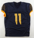 Troy Franklin Signed Oregon Ducks Pro Cut Jersey (Beckett) 2024 Dft Pick Broncos