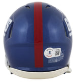 Giants Jalin Hyatt Signed 2022 On Field Alt Speed Mini Helmet w/ Case BAS Wit