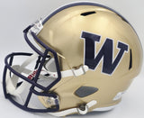 MICHAEL PENIX JR. AUTOGRAPHED WASHINGTON GOLD FULL SIZE HELMET BECKETT 242565