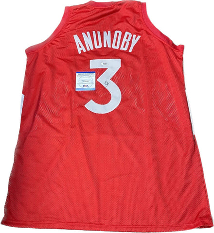 OG Anunoby signed jersey PSA/DNA Toronto Raptors Autographed