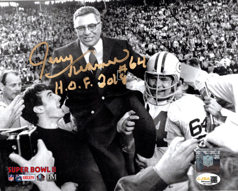 Packers SB Champ JERRY KRAMER Signed 8x10 Photo #3 AUTO w/ "HOF '18" - JSA