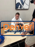 Bo Nix Autographed/Signed Denver Broncos F/S Helmet Beckett Witness 56412