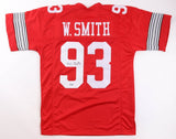 Will Smith Signed Ohio State Buckeyes Jersey (Beckett) Super Bowl XLIV Champ /DE