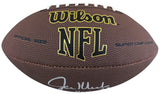 Jets Joe Klecko "HOF 23" Signed Wilson Super Grip Nfl Football BAS Witnessed