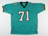 Tony Boselli Signed Jaguars Jersey (JSA COA) Jacksonville's 1st Ever Draft Pick