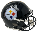 T.J. Watt Autographed Pittsburgh Steelers Authentic Speed Helmet Fanatics