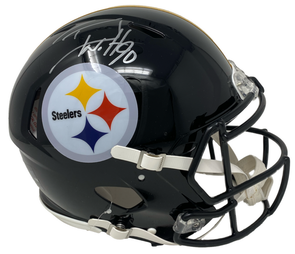 T.J. Watt Autographed Pittsburgh Steelers Authentic Speed Helmet Fanatics