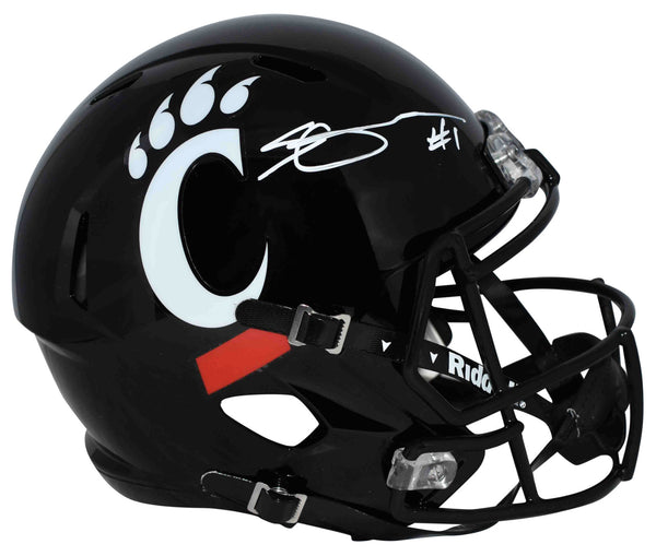 AHMAD SAUCE GARDNER SIGNED CINCINNATI BEARCATS FULL SIZE SPEED HELMET – Super Sports Center