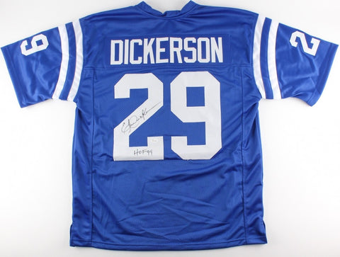 Eric Dickerson Signed Indianapolis Colts Jersey Inscribed "HOF 99" (JSA) All Pro