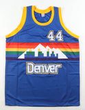 Dan Issel Signed Denver Nuggets Jersey (JSA COA) 6xNBA All Star/ HOF 1993 Center