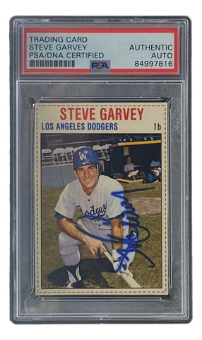 Steve Garvey Signed Los Angeles Dodgers 1979 Hostess #8 Trading Card PSA/DNA