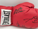 Boxing Greats Autographed Glove Leonard Hearns Duran Beckett PSA/DNA 5A17055