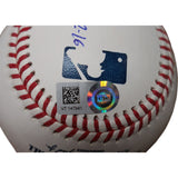 Yoan Moncada Autographed/Signed Chicago White Sox OML Baseball Debut MLB 47004