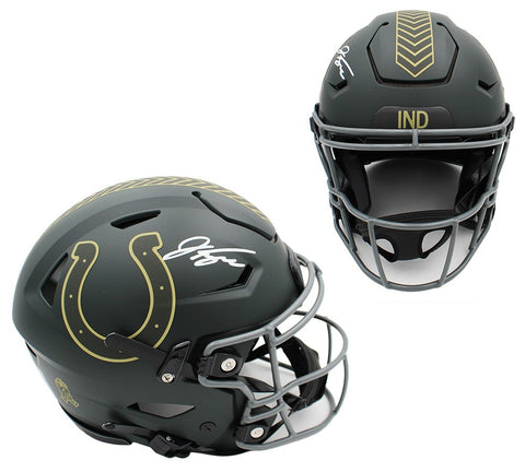 Jonathan Taylor Signed Indianapolis Colts Speed Flex Authentic STS 4 NFL Helmet