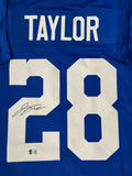 JONATHAN TAYLOR - Signed Custom Blue Jersey AUTO - Indianapolis Colts - BAS