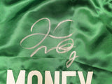 Floyd Mayweather Jr. Autographed Signed Green Boxing Trunks Beckett Witness