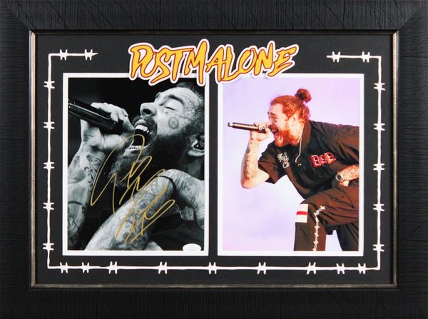 Post Malone Authentic Signed 8x10 Framed Photo Autographed JSA #CB46188
