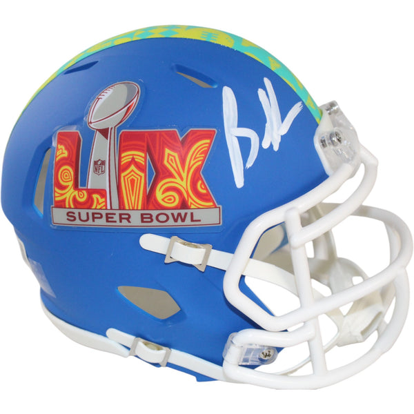 Brandon Graham Signed Philadelphia Eagles Super Bowl 59 Mini Helmet BAS 49405