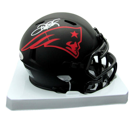 Deion Branch Signed/Autographed Patriots Eclipse Mini Helmet JSA 159312