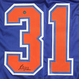 Grant Fuhr Signed Edmonton Oilers Jersey (All World Mem.) 5xStanley Cup Winner