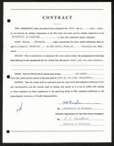 Fritz Crisler HOF Michigan Head Coach Signed/Auto Contract PSA BA199024