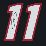 Jaime Jaquez Jr. Miami Heat Autographed Nike Black Icon Swingman Jersey