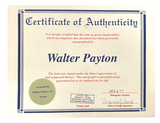 Walter Payton Autographed & Inscribed Career Achievements Framed Jersey WPF COA