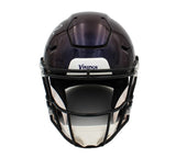 Randy Moss Signed Minnesota Vikings Custom Speed Flex Auth Purple Gloss Helmet