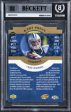 Cowboys Troy Aikman Signed 1996 Upper Deck Jumbos #CA17 5x7 Card BAS Slabbed